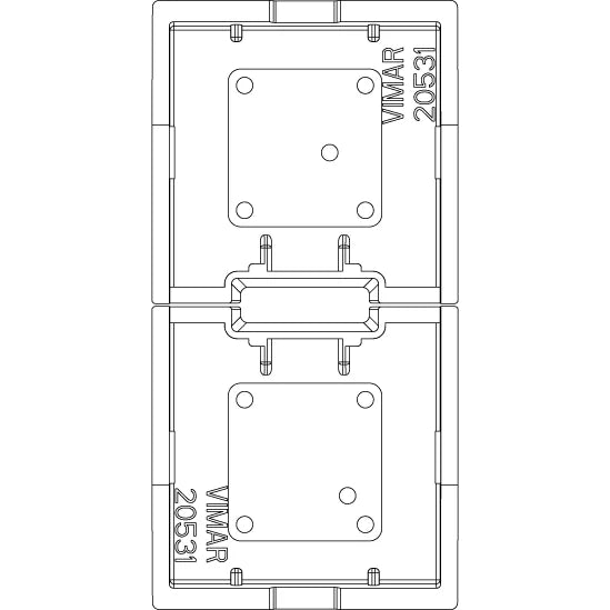 Vimar EIKON Spare 1-Module Interchangeable Button, Thermoplastic