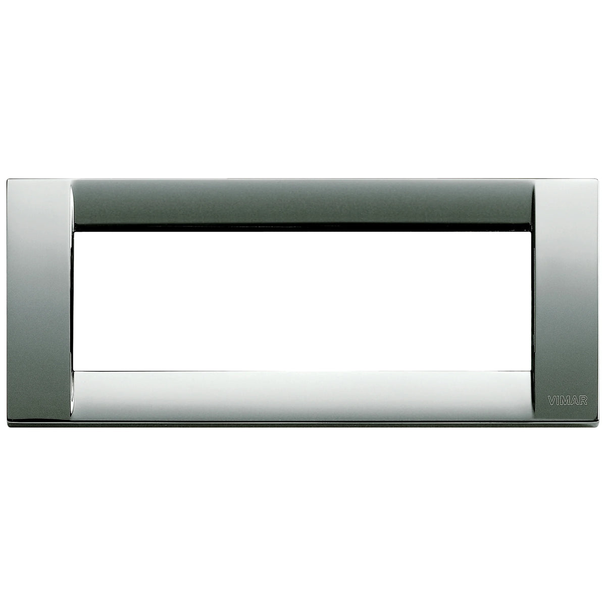 Vimar Idea Classica Cover Plate, 6-Module, Clamp Mounting, Horizontal or Vertical Mount