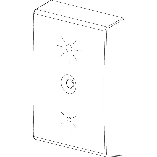 Vimar Idea Interchangeable 1-Module Button, Thermoplastic, Matt