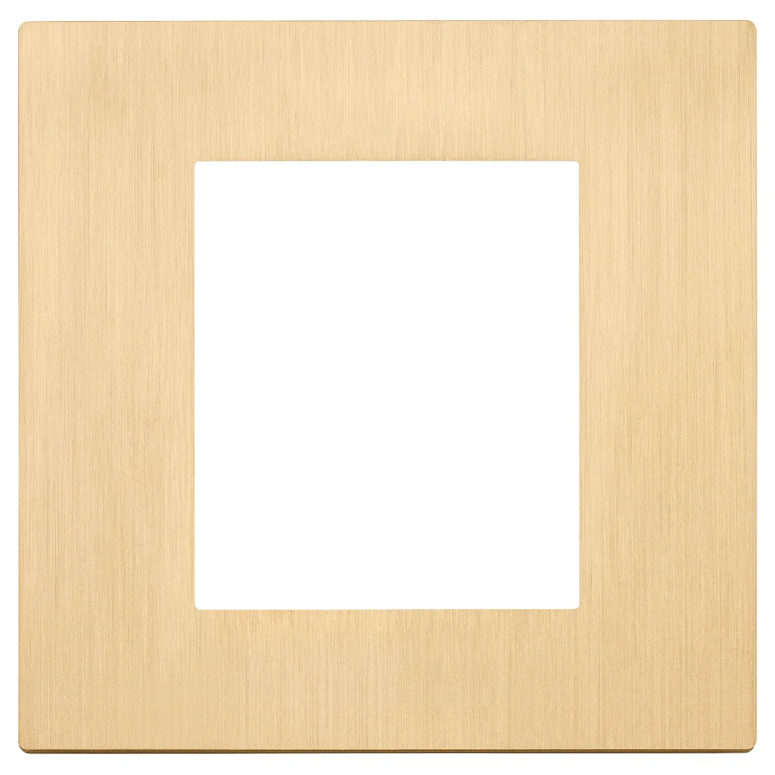 Vimar LINEA 2-Module Cover Plate, 90 x 88 mm, Horizontal/Vertical Mounting