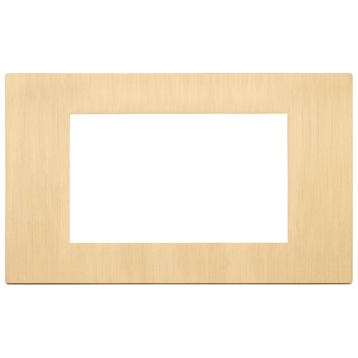 Vimar LINEA 4-Module Cover Plate, Horizontal or Vertical Mount, 146.6 x 88 mm