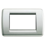 Vimar Idea Rondò Cover Plate, 3-Module, Clamp Mounting