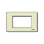 Vimar 8000 Series 3 Special Module Cover Plate, For 3-Module Flush Mounting Boxes, Snap-Fix