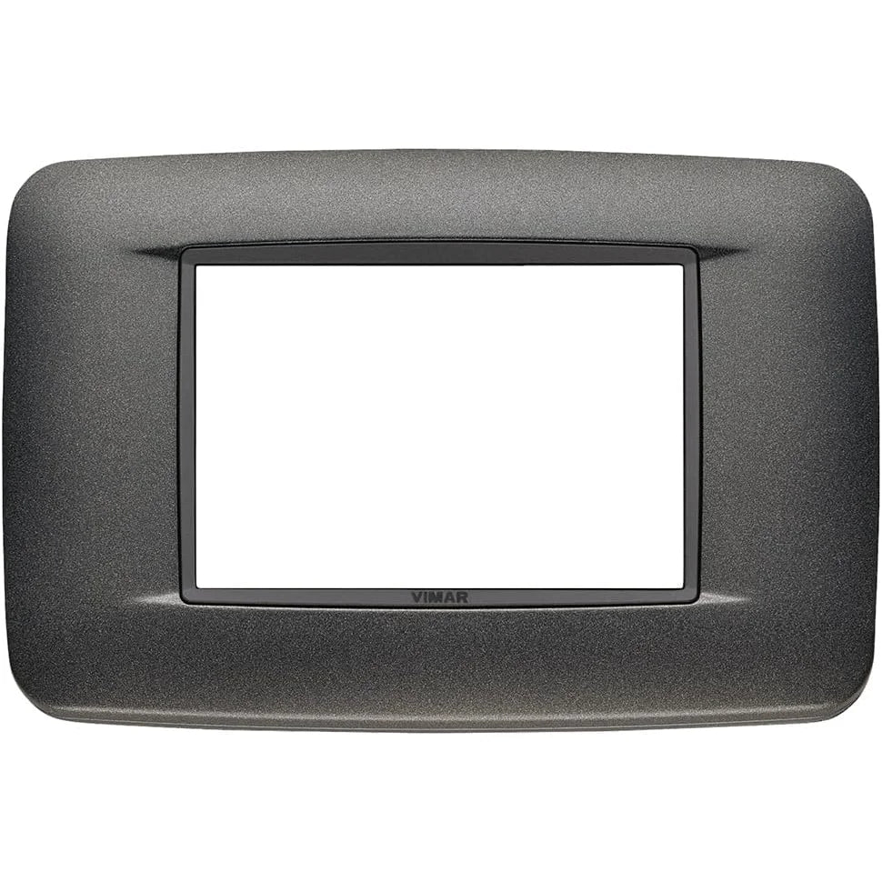 Vimar Eikon 3-Module Round Cover Plate, 120 x 80 mm, For 21613 Frame