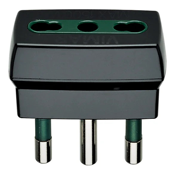 Vimar Supernova S17 Adapter with P17/11 Outlet, 250V, 16A, 1500W