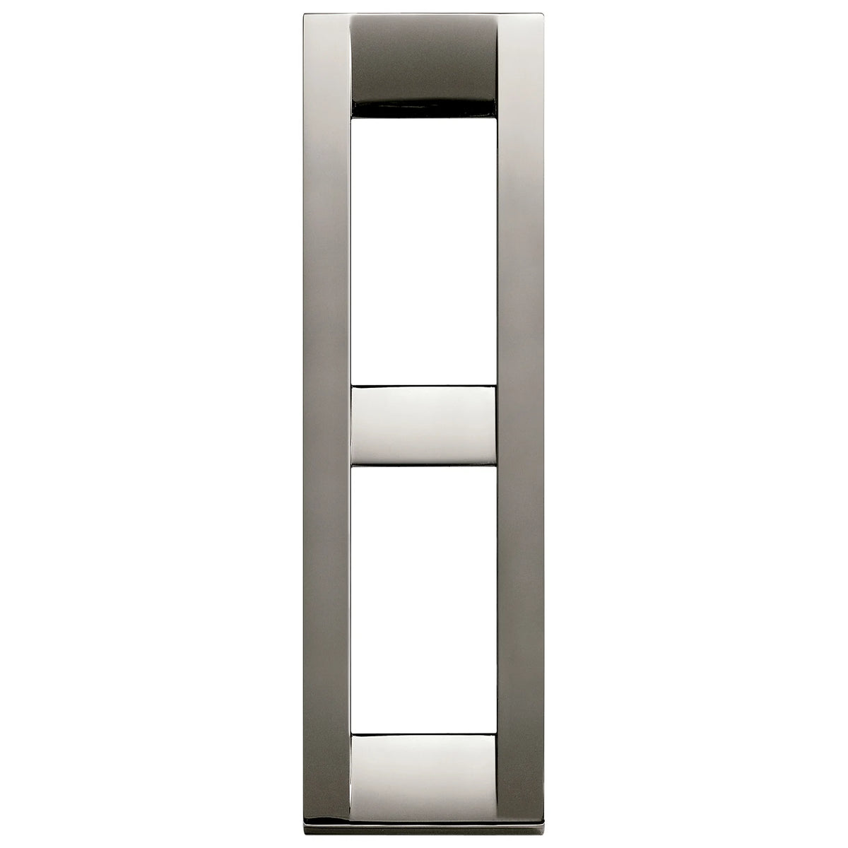 Vimar Idea Classica 2-Module Cover Plate, Die-Cast Metal, for Panel Mounting