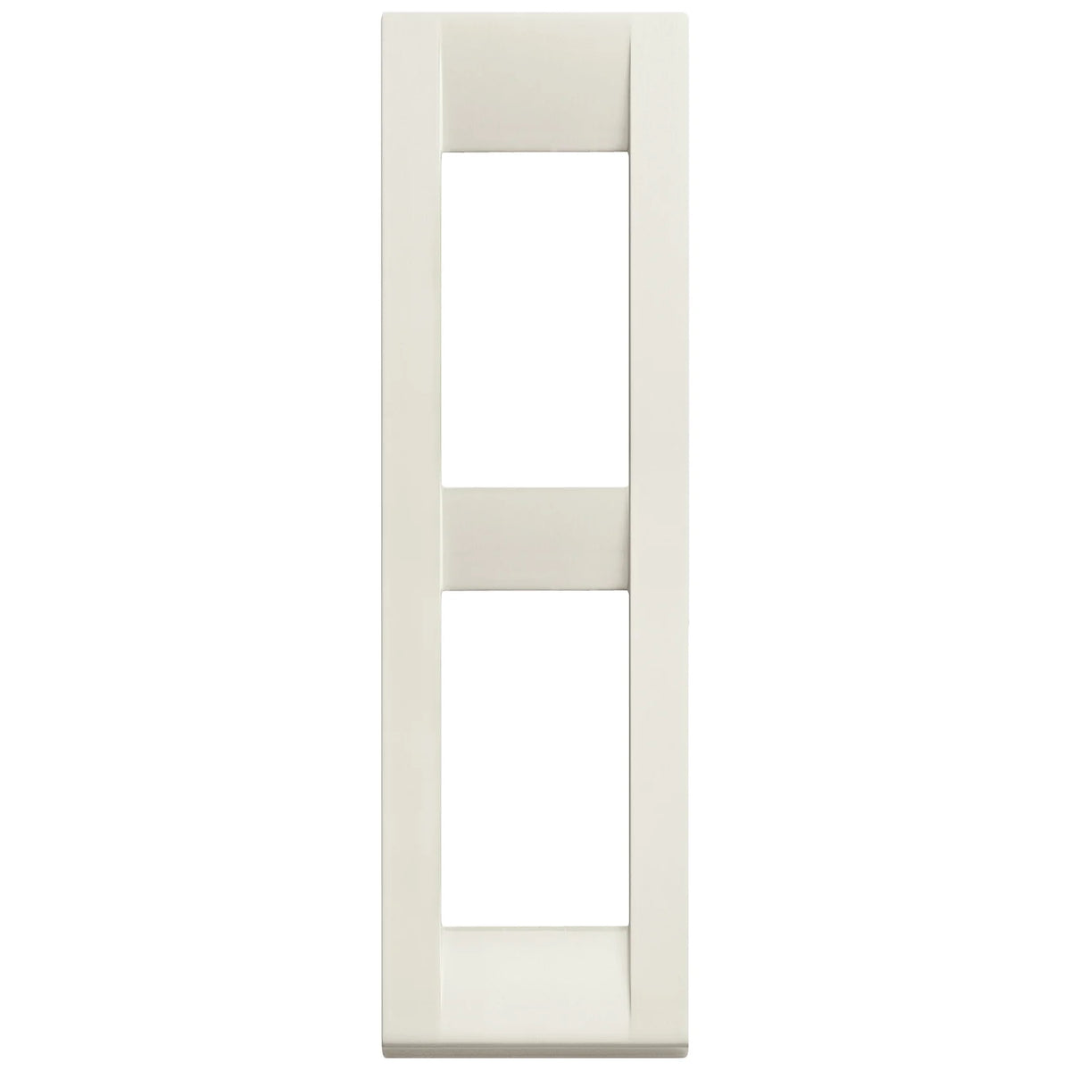 Vimar Idea Classica Cover Plate, 2-Module, Panel Mount, Technopolymer, IP00