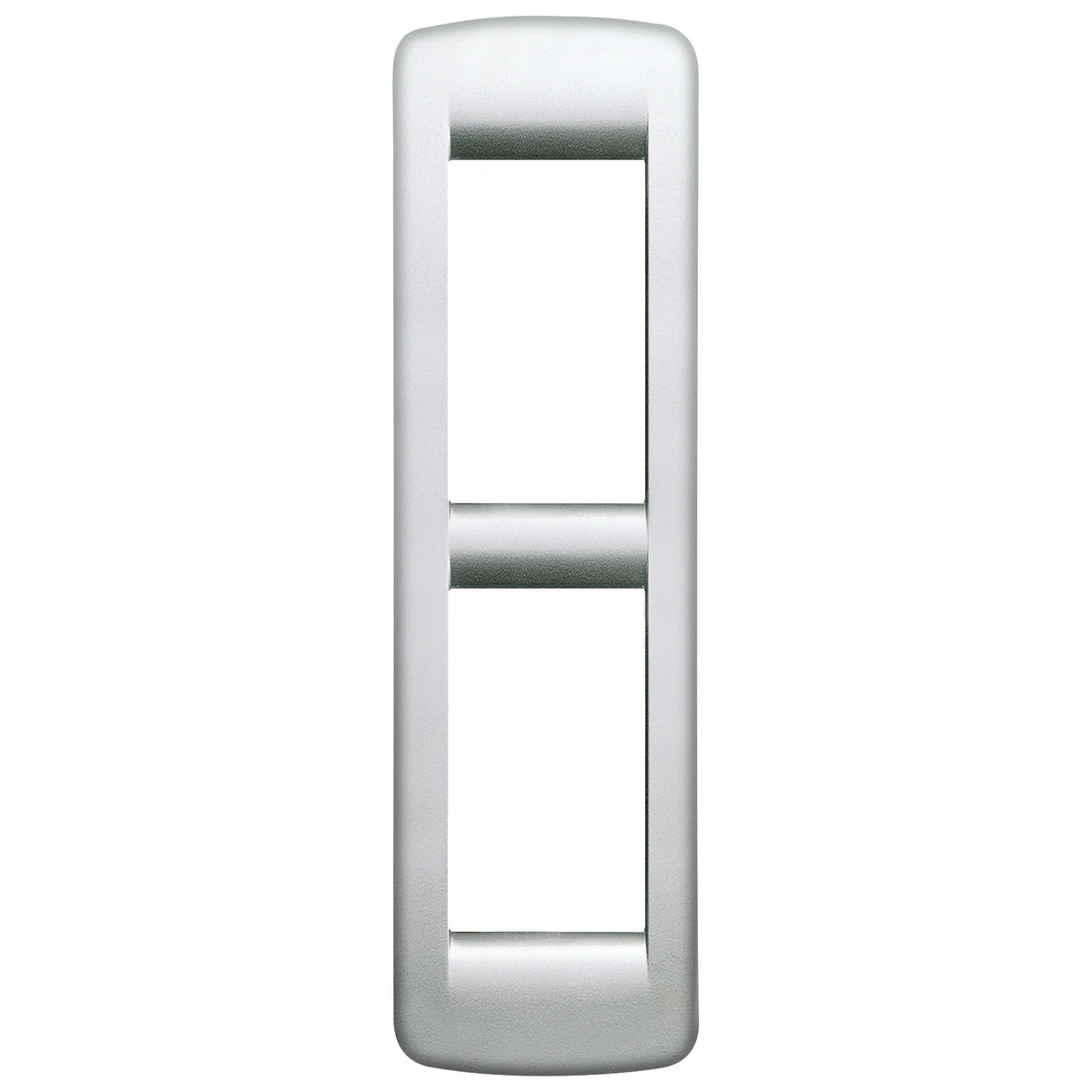 Vimar IDEA Rondò Cover Plate, 2-Module, Die-Cast Metal, Panel Mount