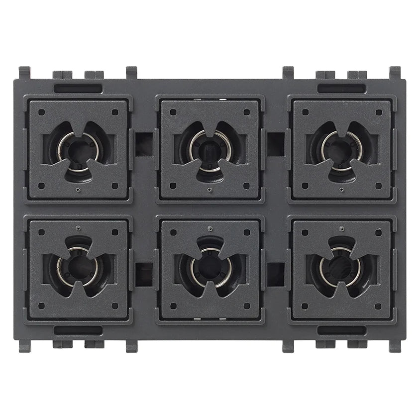 Vimar By-me Plus 6-Button Home Automation Control, 3-Module, RGB LED