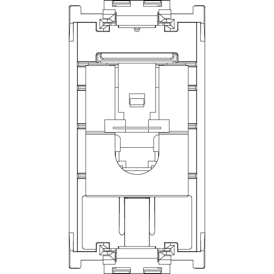 Vimar 8000 Series RJ45 Netsafe Outlet, T568A/B Universal Wiring