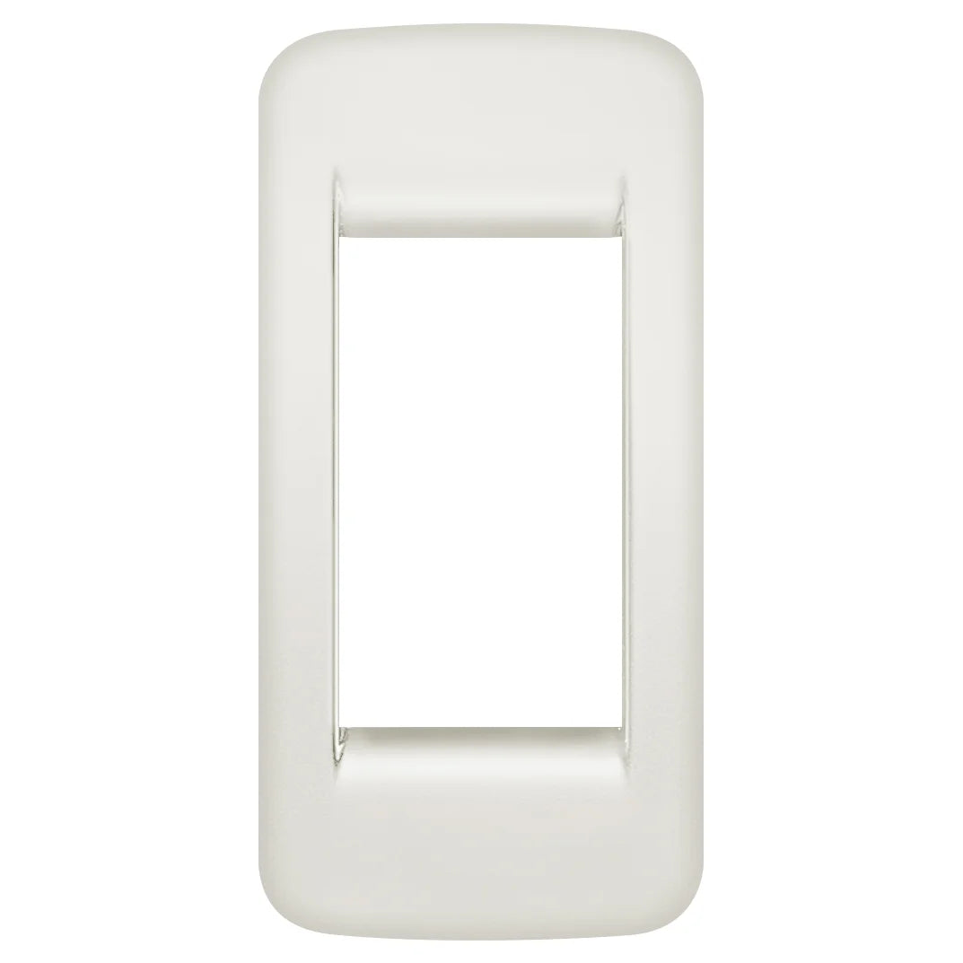 Vimar Idea Rondò Cover Plate, 1-Module, Die-Cast Metal, Panel Mount