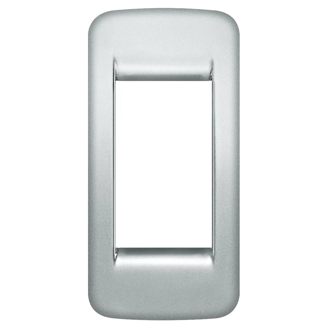 Vimar Idea Rondò Cover Plate, 1-Module, Die-Cast Metal, Panel Mount