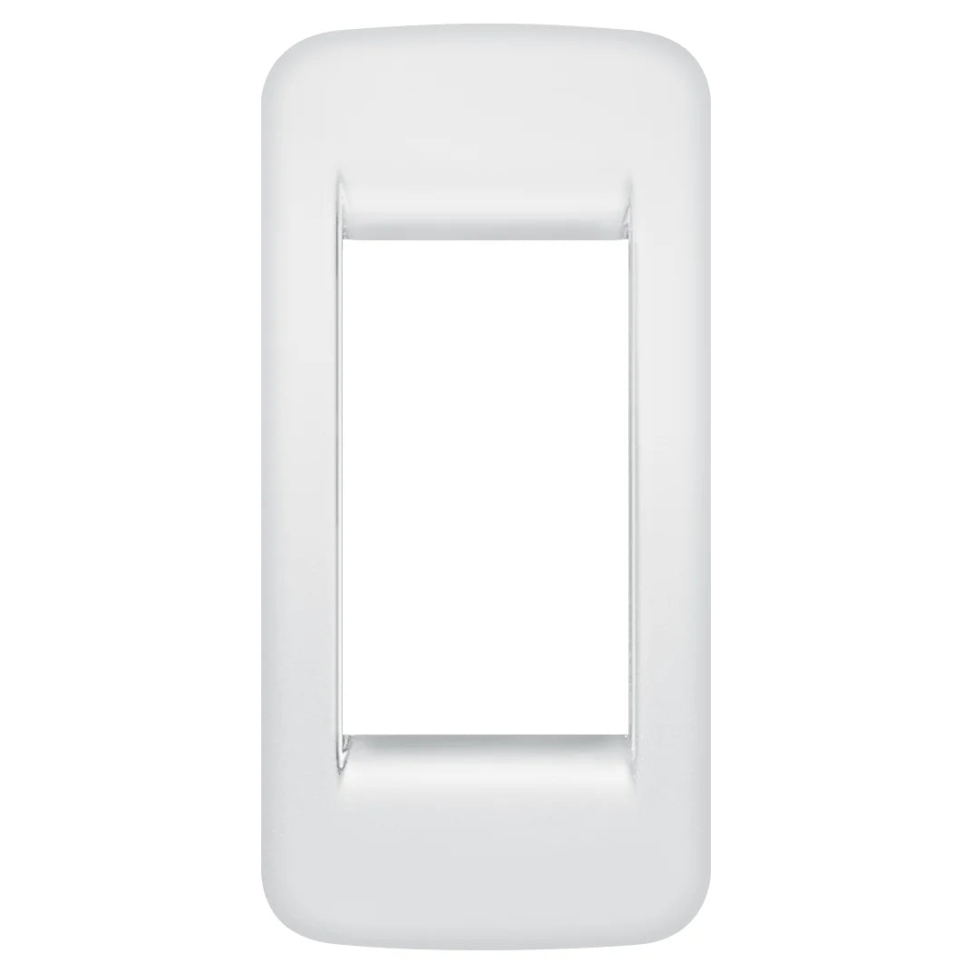 Vimar Idea Rondò Cover Plate, 1-Module, Die-Cast Metal, Panel Mount