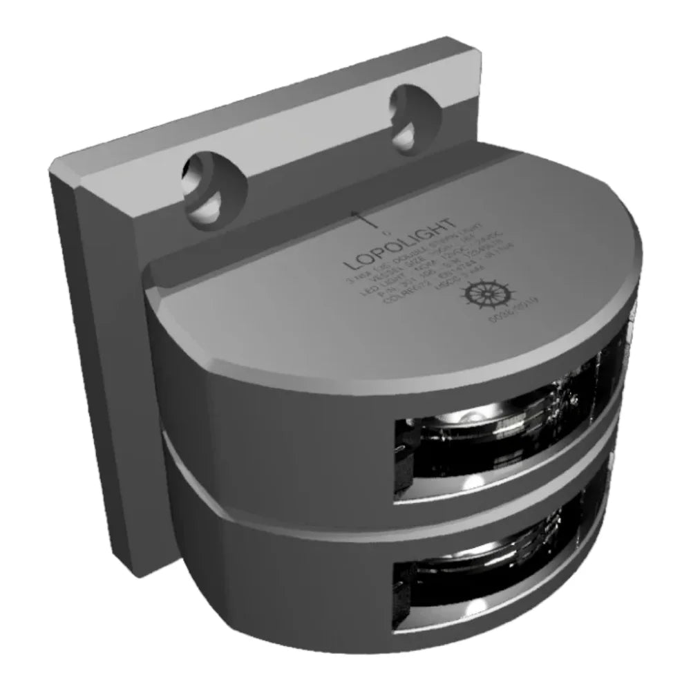 Lopolight Double Stack LED Stern Light, 135° White, IP68