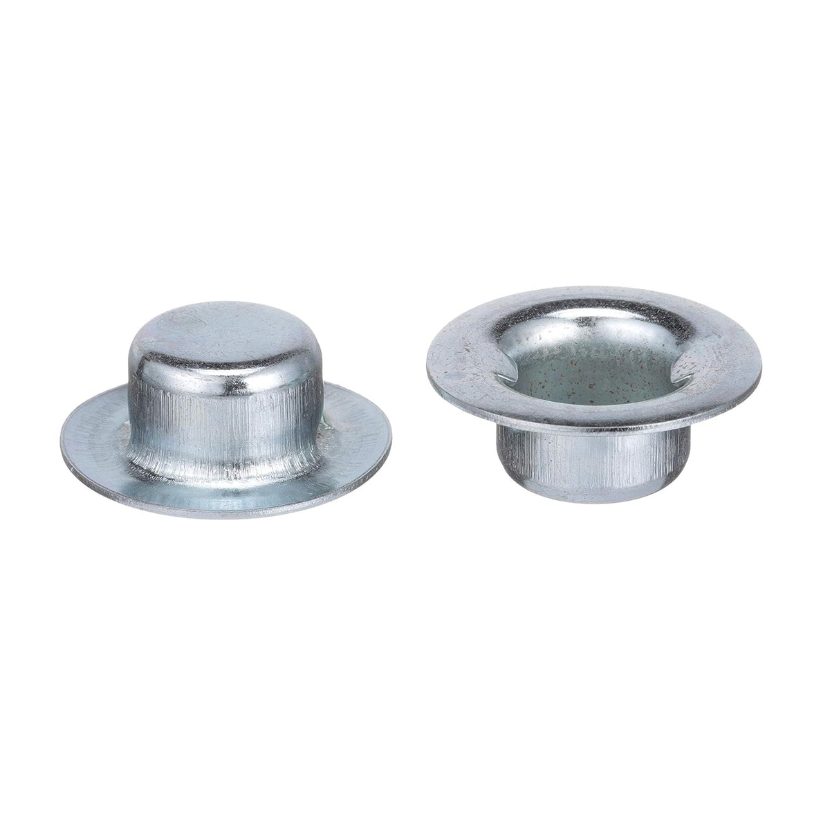 Attwood Marine Pal Nuts, For 5/8 in Roller Shafts, Zinc-Plated, Set of 8