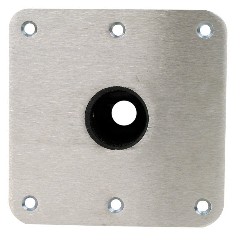 Attwood Marine Snap-Lock 1.77 Seat Base, 7 x 7 in, Stainless Steel