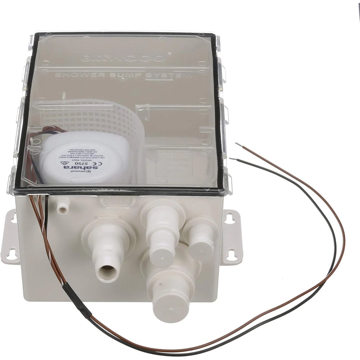 Attwood Marine Shower Sump System, Multi-Port, 750 GPH, 12V, Packard Connector