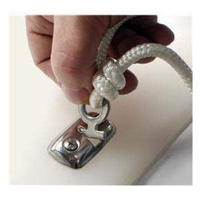 Attwood Marine Mooring Fender Lock Kit, Stainless Steel, Flush-Mount, For 1/2 in Fender Lines, 2pk