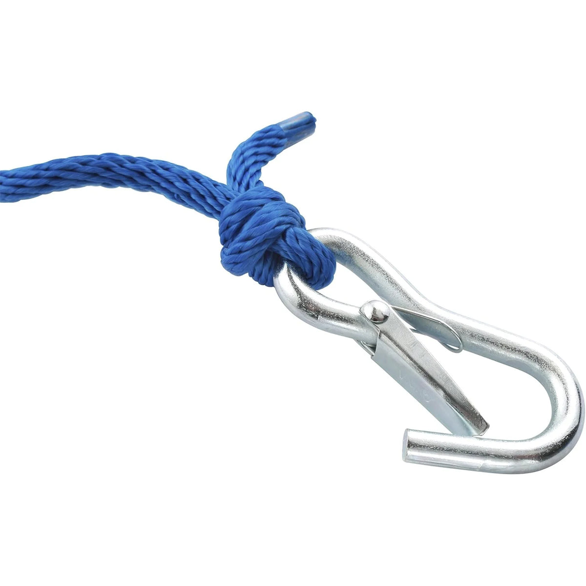 Attwood Marine Launch Line, 5/16 in x 30 ft, Solid Braid MFP, Spring Hook