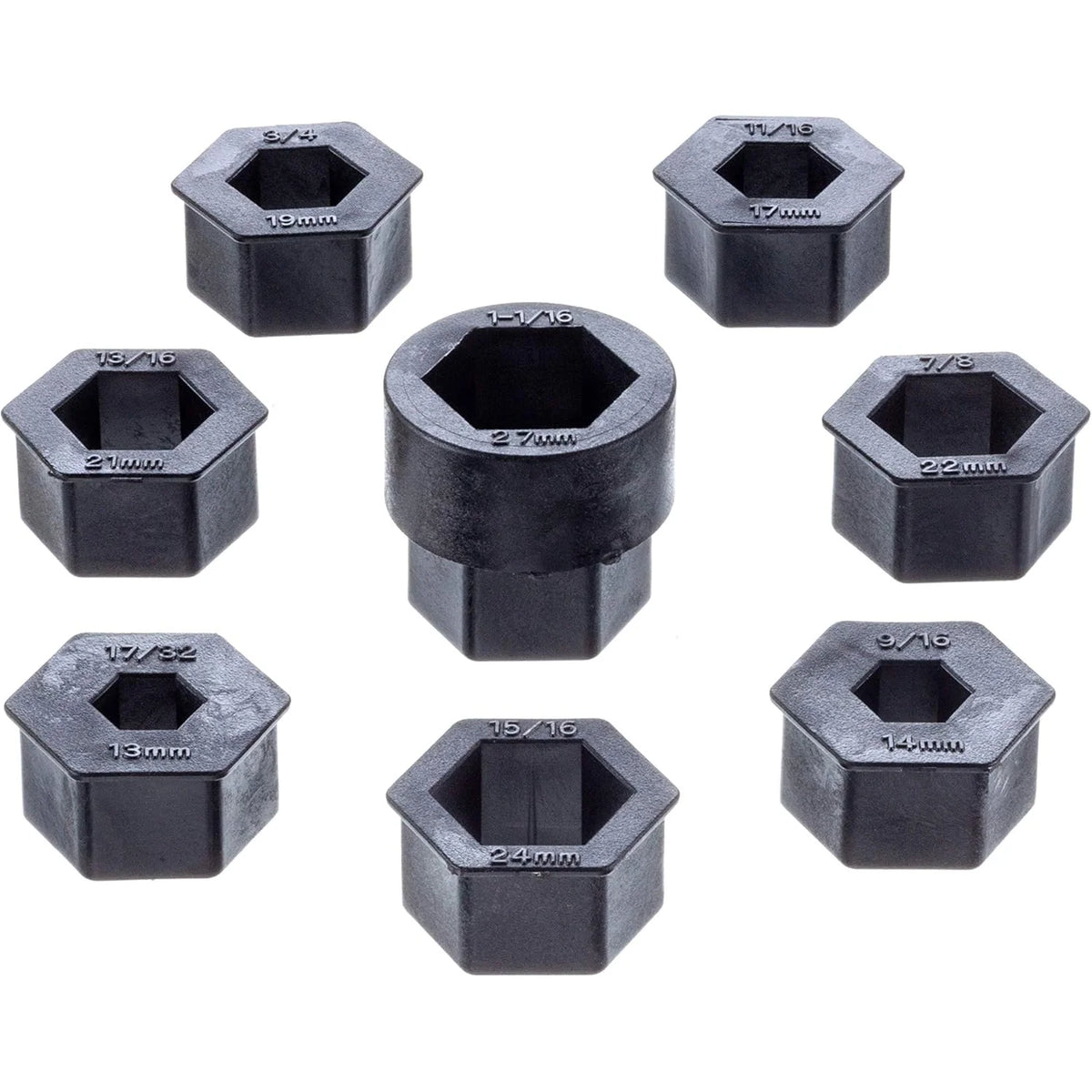 Attwood Marine Prop Wrench Set, Fits 17/32 in to 1-1/4 in Prop Nuts, Plastic