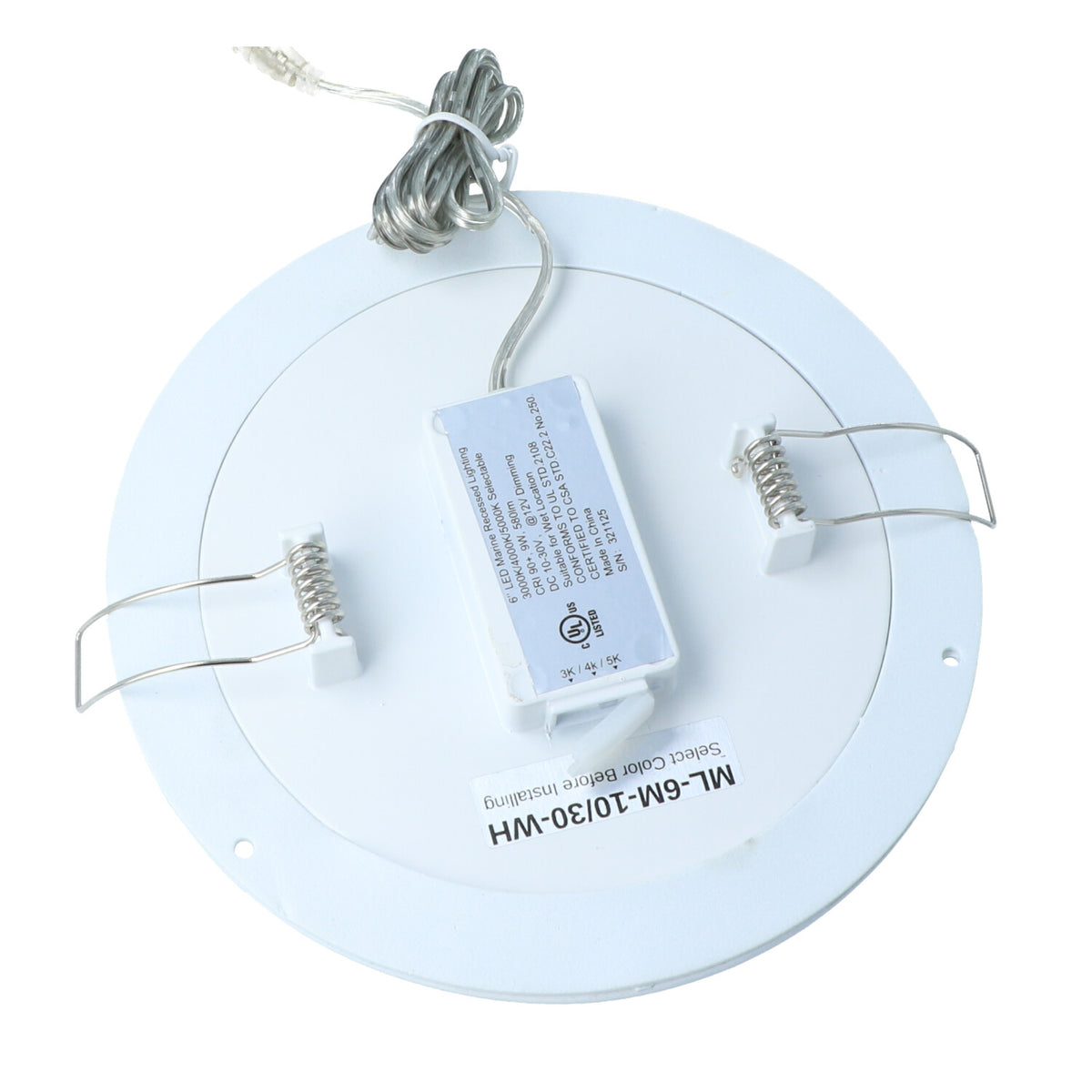 Apollo - Marine 6” and 7" Downlight - Adjustable Colors 10-30V DC Dimmable