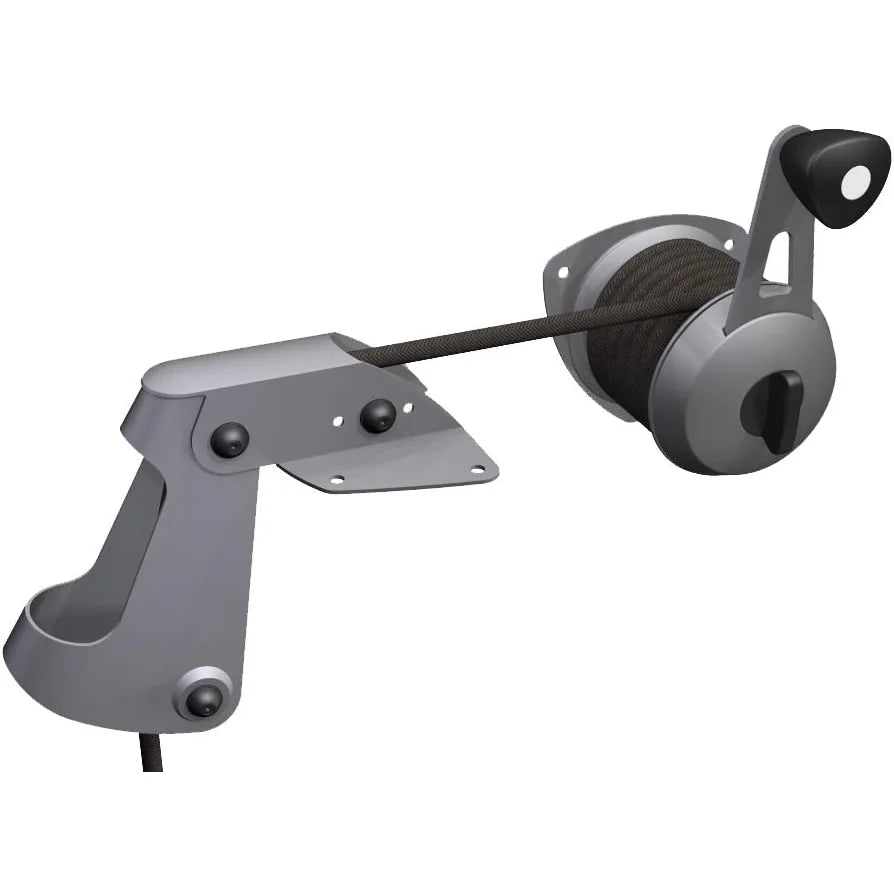 Attwood Marine Anchor Lift System, 12 lb Anchor Capacity, Bow or Stern Mount, Heavy-Gauge Powder-Coated Steel
