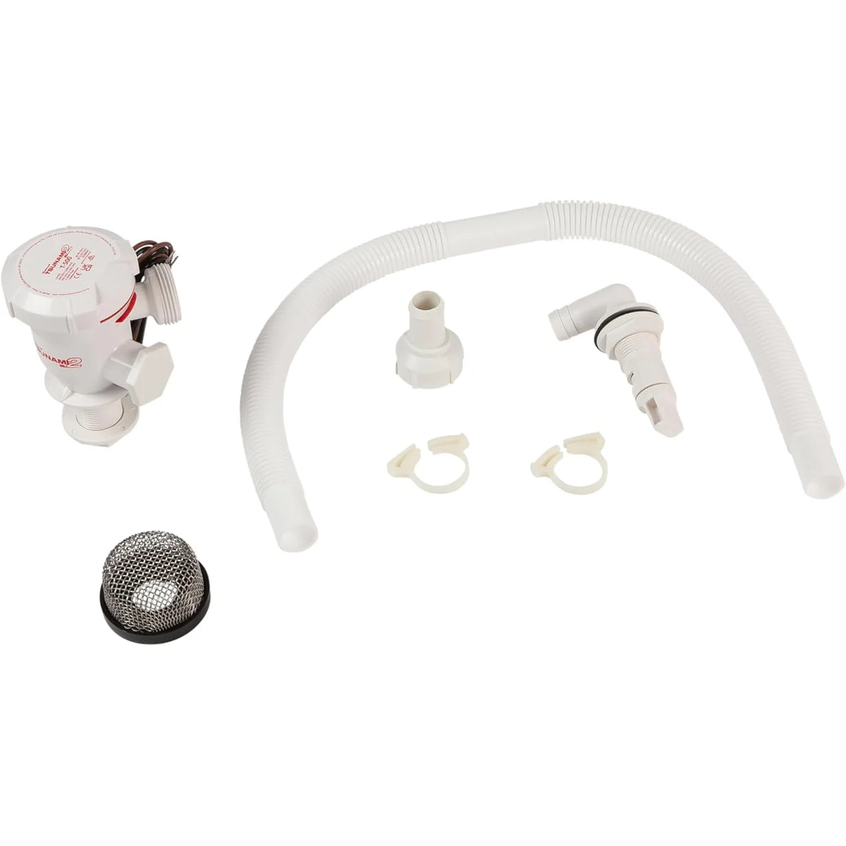 Attwood Marine Tsunami Mk2 T500 Recirculating Aerator Kit, 500 GPH, 3/4 in Hose