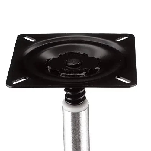 Attwood Marine SWIVL-EZE Lock'N-Pin Pedestal Kit, 3/4 in System, 13 in Post, 7 x 7 in Stainless Steel Threaded Base Plate