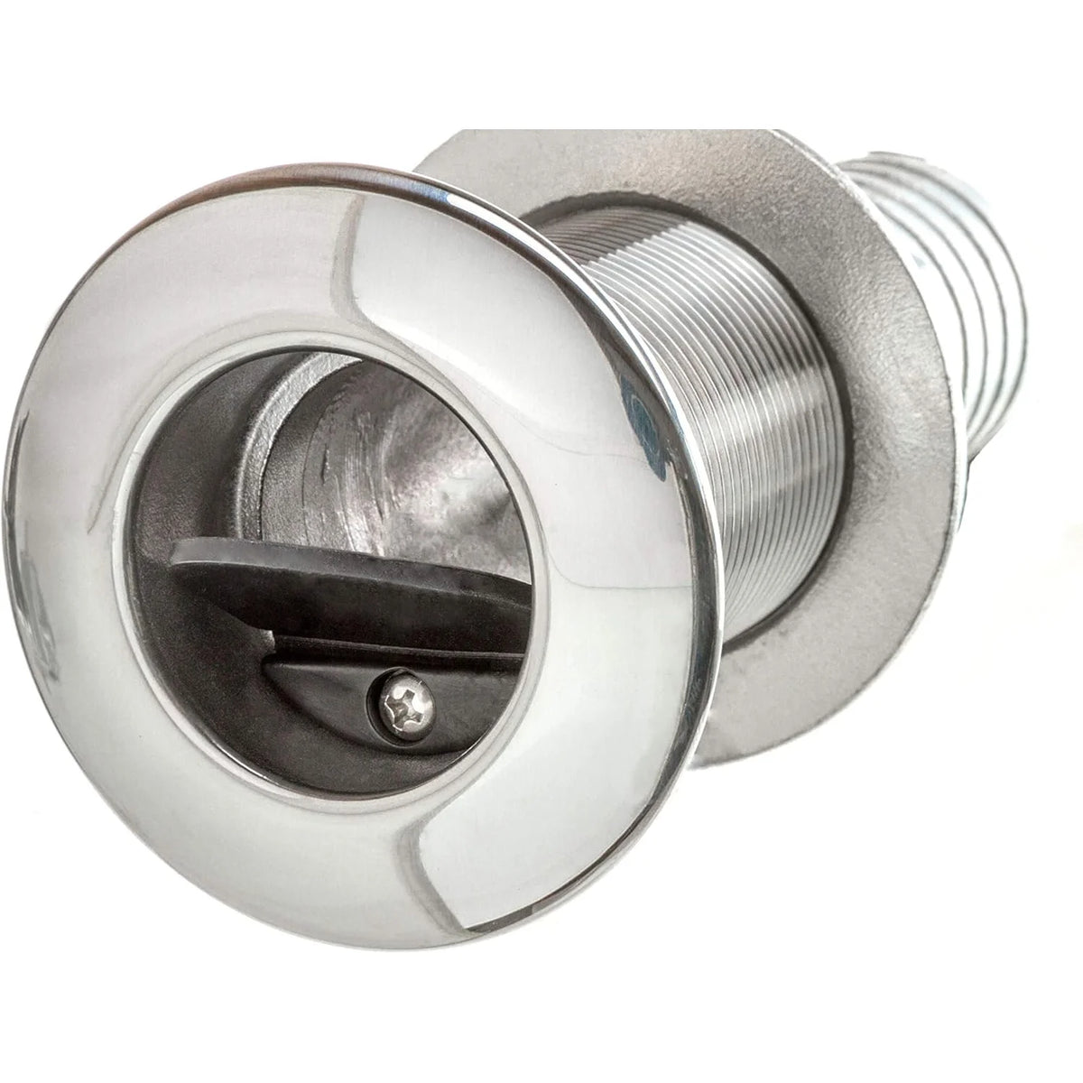 Attwood Marine Stainless Steel Scupper Valve, Barbed, 1-1/2 in Hose