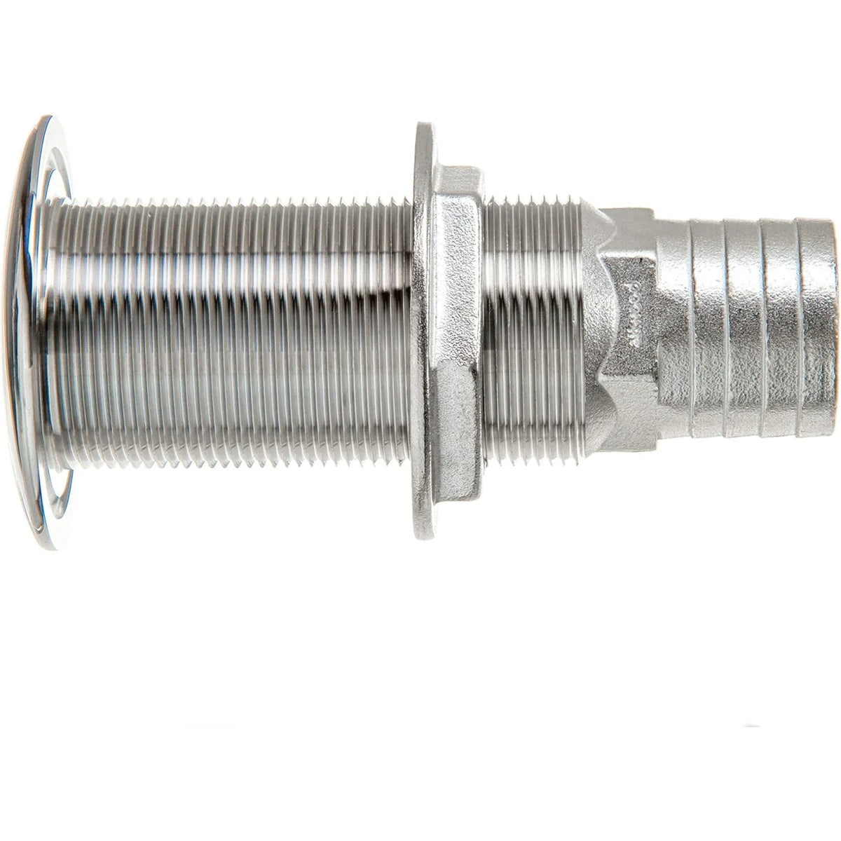 Attwood Marine Stainless Steel Scupper Valve, Barbed, 1-1/2 in Hose