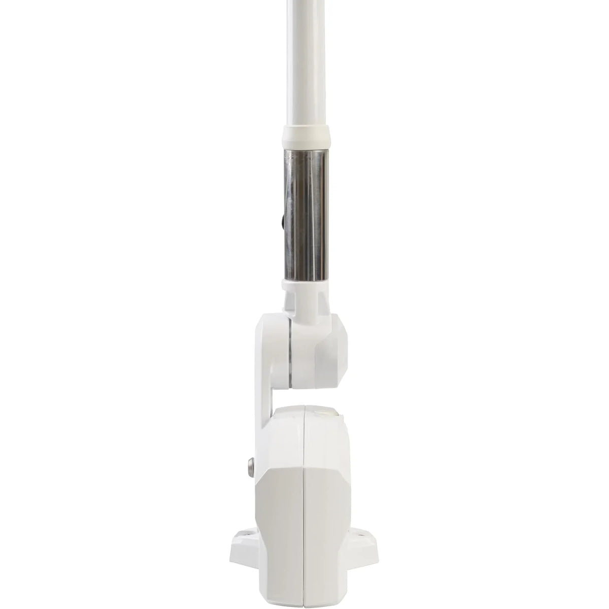 Attwood Marine PowerBase Powered Fold-Down Antenna Base, For 1 in-14 Threaded VHF Antennas, Up to 8 ft