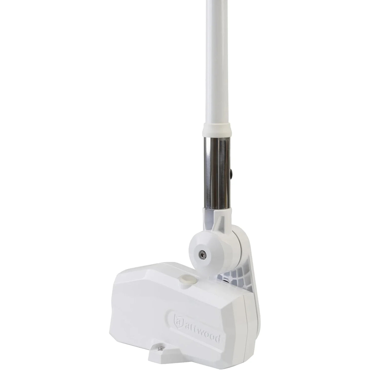 Attwood Marine PowerBase Powered Fold-Down Antenna Base, For 1 in-14 Threaded VHF Antennas, Up to 8 ft