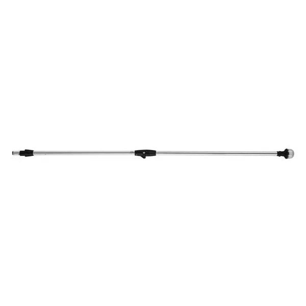 Attwood Marine Incandescent All-Round Folding Pole Light, 54 in, 12V, 2-Pin Locking Collar, Articulating Anti-Glare