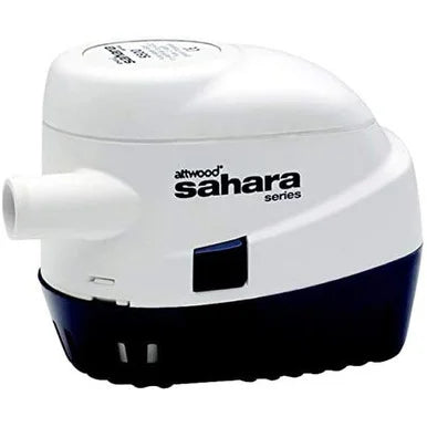 Attwood Marine Sahara Automatic Bilge Pump, 500 GPH, 12V, Quicksilver Connectors