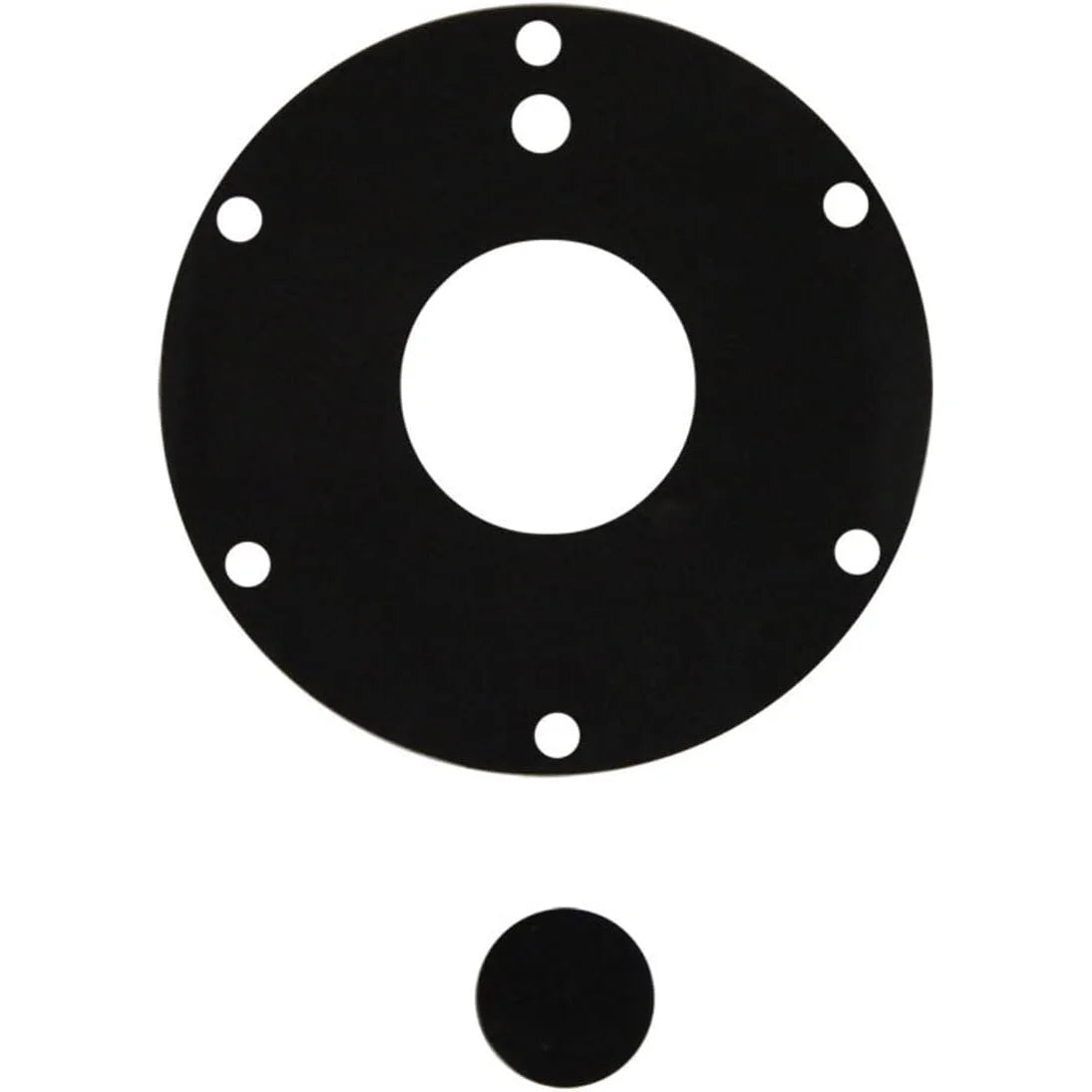 Jabsco Impeller Kit, Double Flat Drive, 12-Blade, Neoprene, 3-3/4 in Diameter, 3-1/2 in Depth, 1 in Shaft Diameter, Plastic Insert