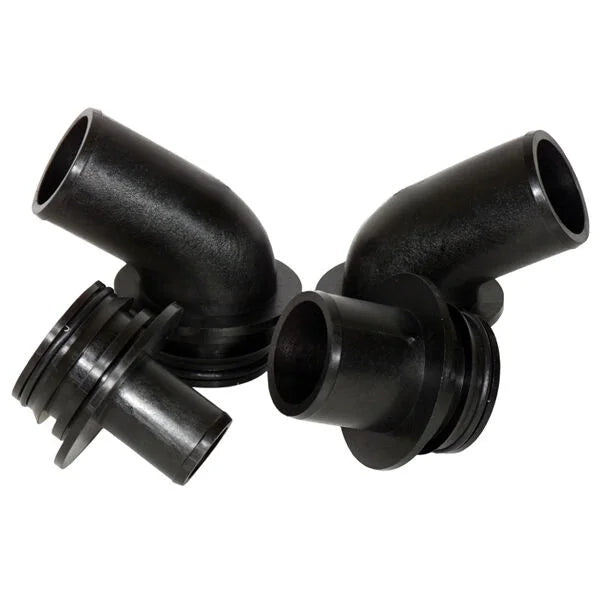 Jabsco Waste Diverter Y-Valve, 1-1/2 in Ports, 1 in Inlet