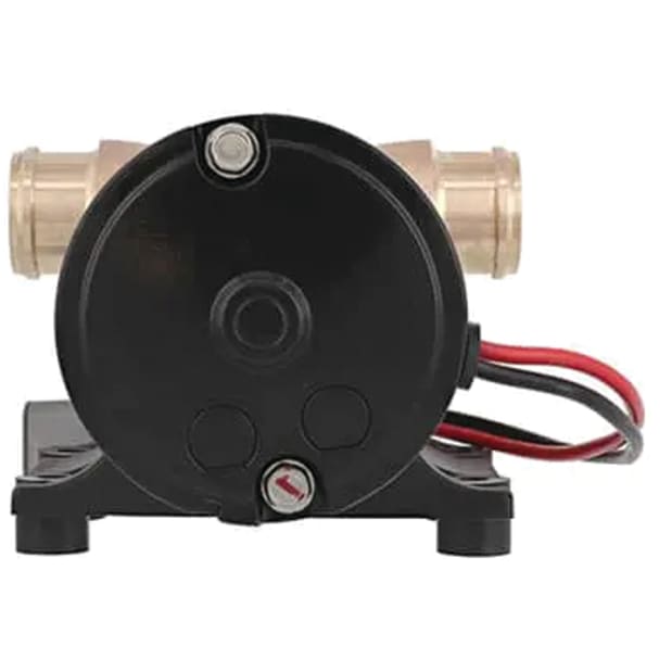 Jabsco Ballast SuperKing Flexible Impeller Pump, Deutsch Connector, 12V, 1-1/4 in Hose Barb, No Reversing Switch