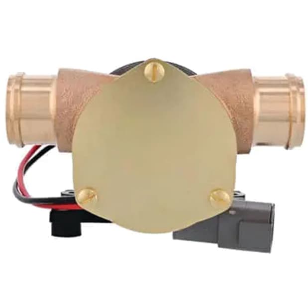 Jabsco Ballast SuperKing Flexible Impeller Pump, Deutsch Connector, 12V, 1-1/4 in Hose Barb, No Reversing Switch