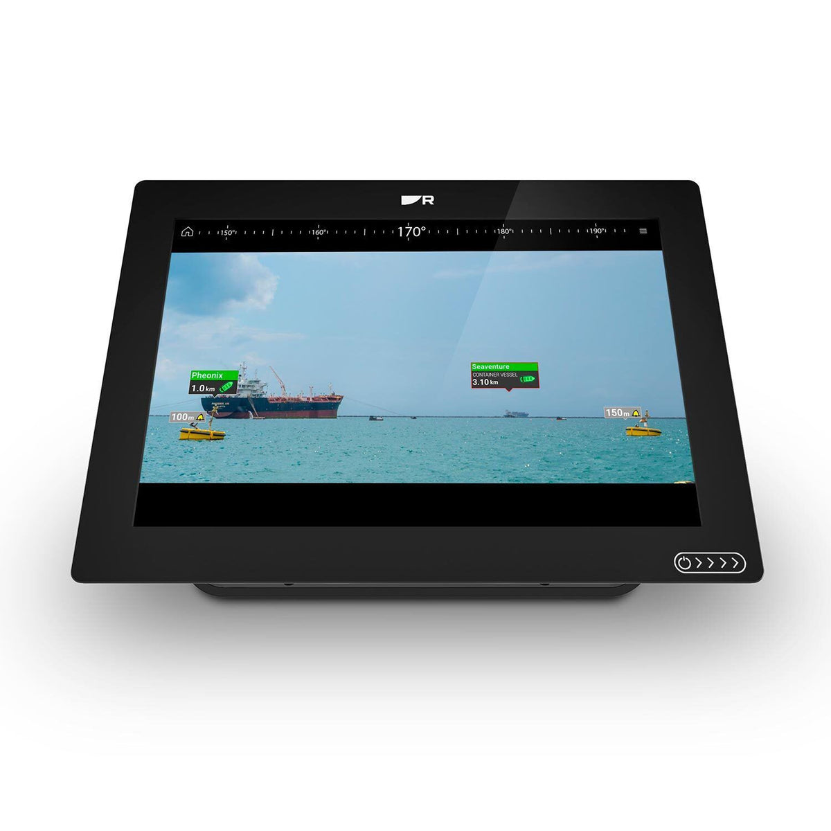 Raymarine Axiom+ 12 RV Chartplotter Fishfinder, RealVision 3D, RV100 Transom Transducer, Navionics+ North America Charts