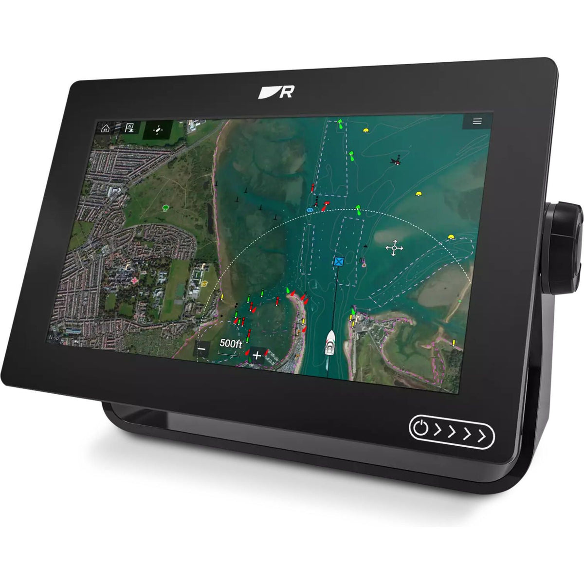 Raymarine Axiom+ 7RV Chartplotter/Fishfinder, 7 in, No Transducer, North America Navionics+ Chart, RealVision 3D Sonar