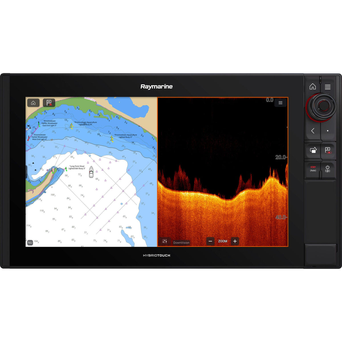 Raymarine Axiom Pro 16 RVX Multifunction Display, No Transducer, Navionics+ North America Charts, RealVision 3D Sonar, 1kW CHIRP Sonar, HybridTouch Control