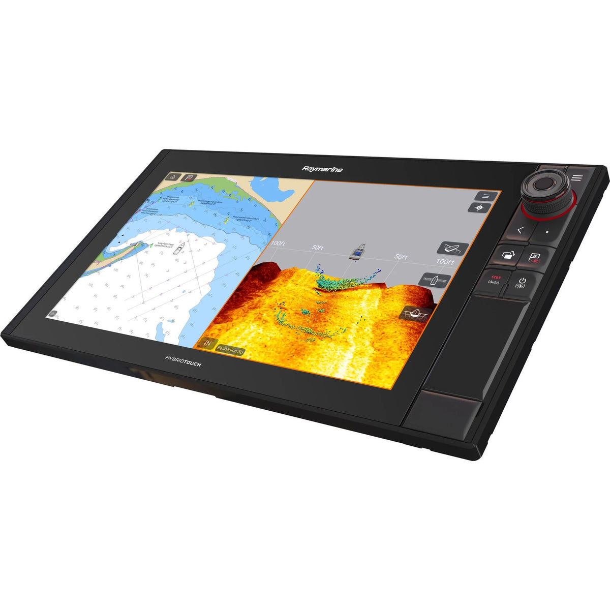 Raymarine Axiom Pro 16 RVX Multifunction Display, No Transducer, Navionics+ North America Charts, RealVision 3D Sonar, 1kW CHIRP Sonar, HybridTouch Control