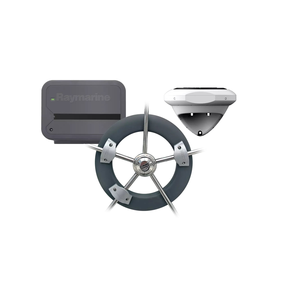 Raymarine EV-100 Sailboat Wheel Pilot Kit, No Control Head, 12V