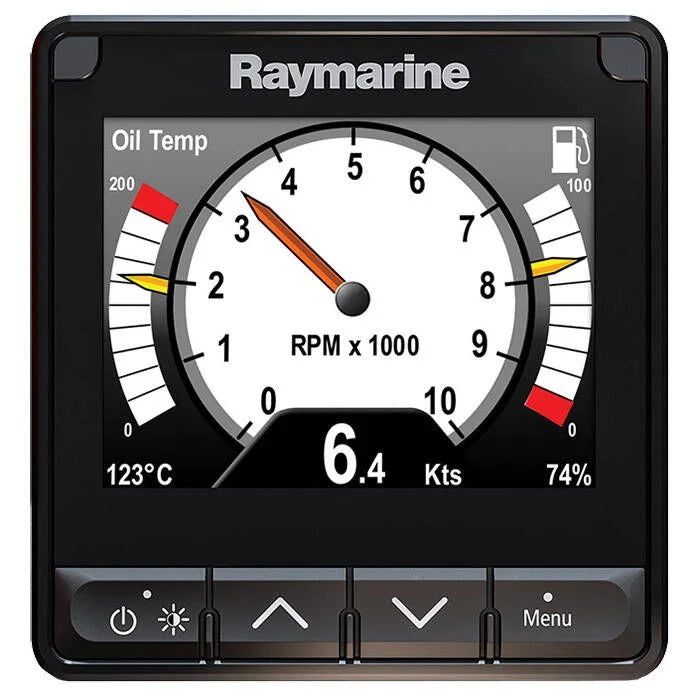 Raymarine i70s System Pack, Wind Depth Speed Transducers, 4.1 in Display, SeaTalkng, NMEA 2000, IPX6/IPX7
