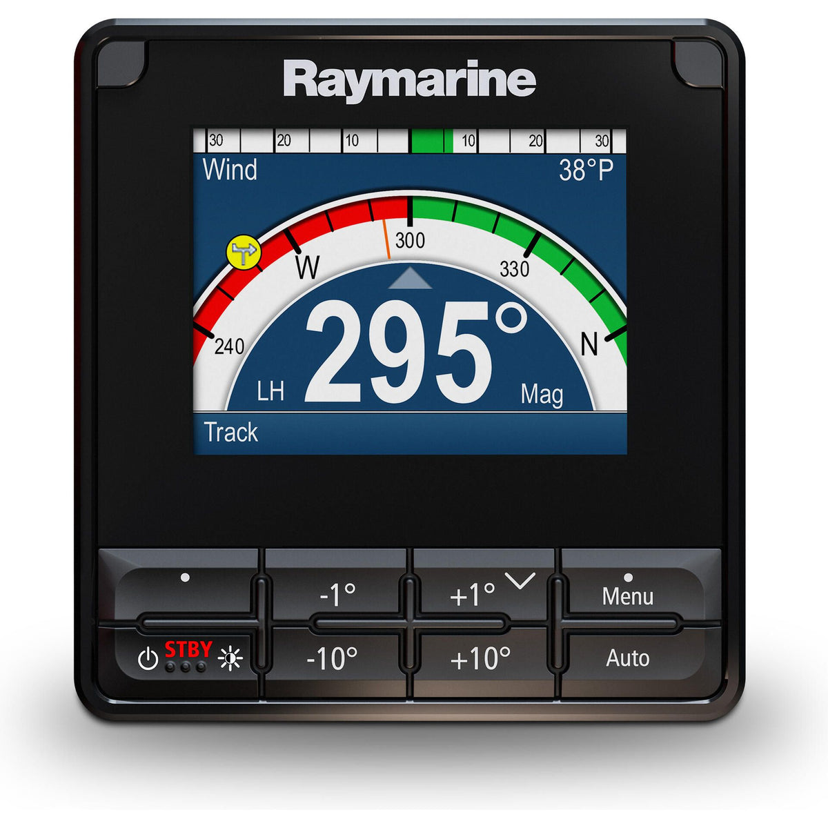 Raymarine p70s Autopilot Control Head, For Evolution Autopilots, 3.5 in 1200-Nit LCD, 9-16V, IPX6/IPX7, SeaTalkng, NMEA 2000