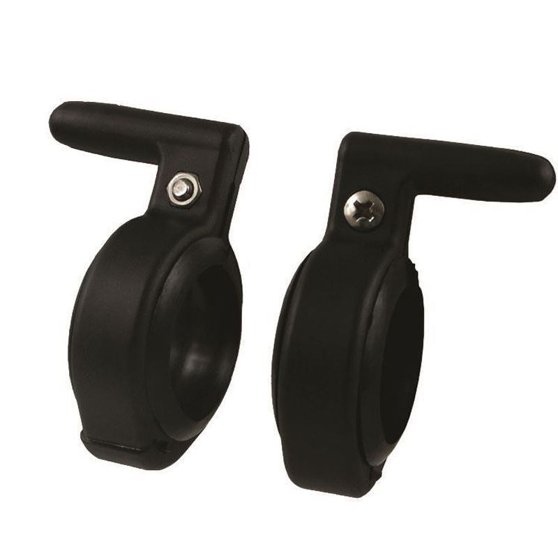 TACO Marine Outrigger Line Caddy, For 1-1/8-1-1/2 in Poles, Clamp-On, Black Nylon, 2pk