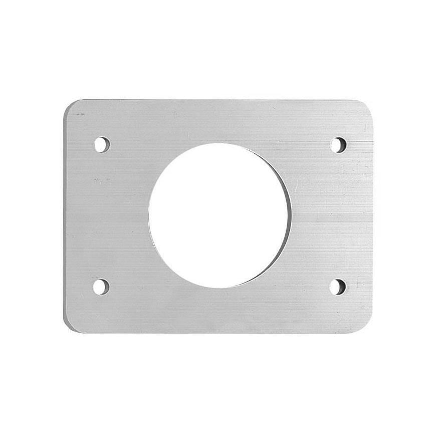TACO Marine Grand Slam Backing Plates, For Outriggers, 5 x 6.5 x 0.25 in, Anodized Aluminum, 2pk