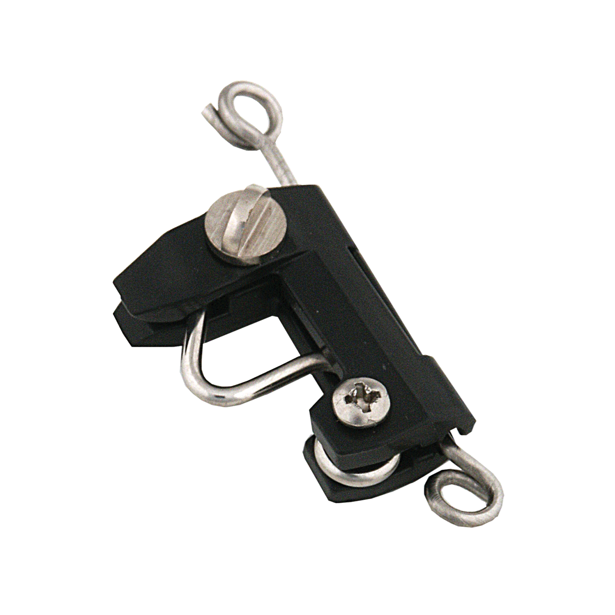 TACO Marine Standard Outrigger Release Clips, Stainless Steel and Plastic, Tension Adjustment, Light and Medium Duty, 2pk