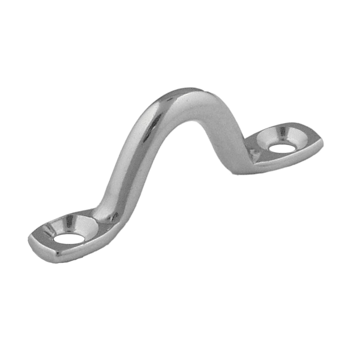 TACO Marine Stamped Stainless Steel Eye Straps, 4pk, Type-304 SS, 1/2 in Opening
