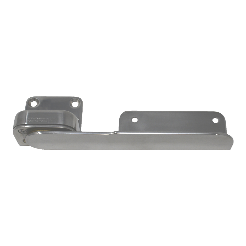 TACO Marine Command Ratchet Hinges, 9-3/8 in, Polished Type-304 Stainless Steel, Pair